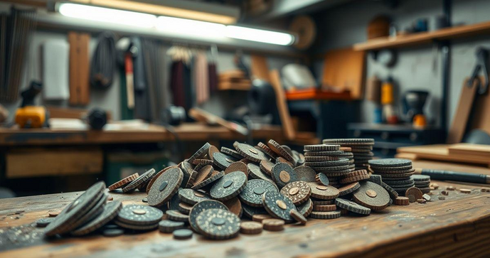 Chip abrasivo para polimento ideal para resultados impecáveis